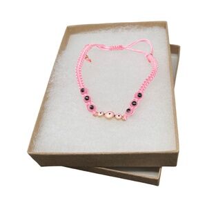Evil Eye Beautiful. PINK Stringed Protection Bracelet
